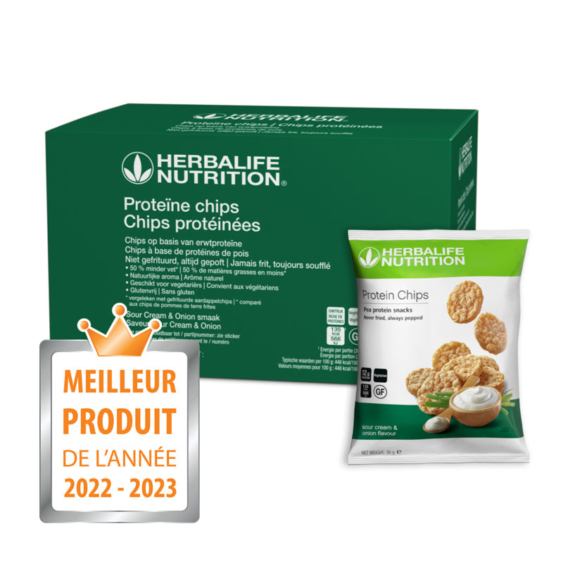 Chips Protéinées - 2 Saveurs disponibles: Barbecue ou Sour Cream & Onion! 10 sachets de 30 g