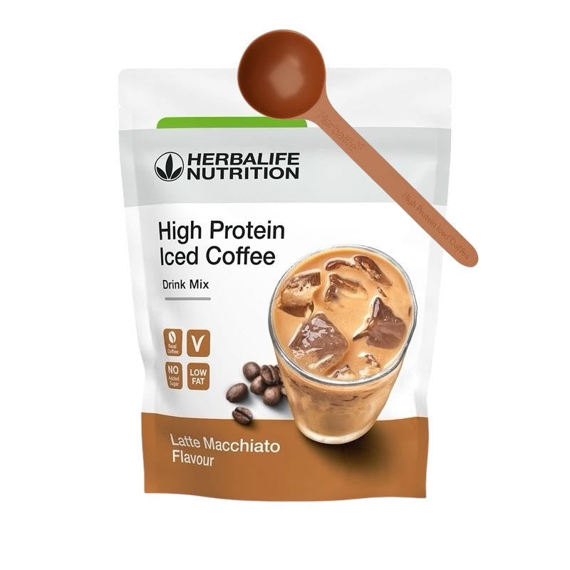 Mélange pour Café Frappé Protéiné Latte Macchiato 308 g  - Cuillère incluse!